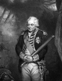 John Jervis, 1st Earl of St Vincent (1735-1823) on engraving from 1834. Admiral in the Royal Navy