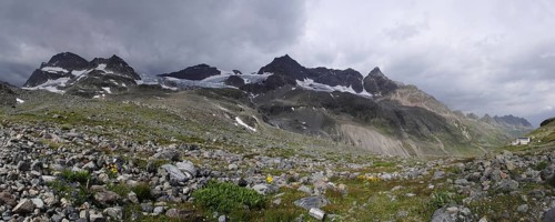 Silvretta main ridge and the