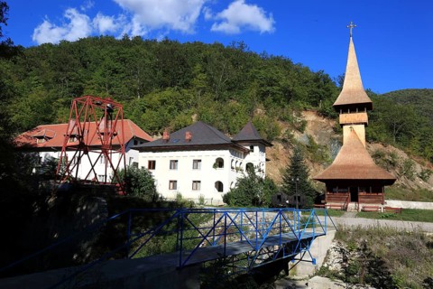 Wallachia, Iron Tor Tor nature park Park, Vodita Monastery near the town of Orsova, Romania, Europe