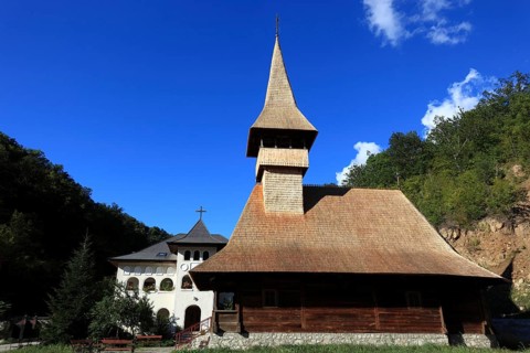 Wallachia, Iron Tor Tor nature park Park, Vodita Monastery near the town of Orsova, Romania, Europe