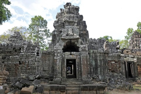 Gopuram, Prasat Ta Som, Angkor, Cambodia, Asia