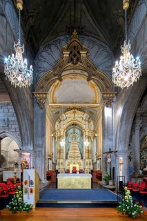Cathedral of Viana do Castelo, Ornated interior, Viana do Castelo, Minho, Portugal, Europe