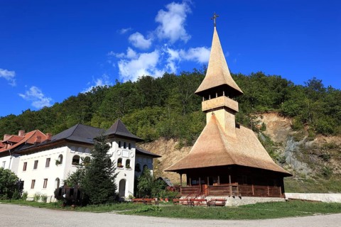 Wallachia, Iron Tor Tor nature park Park, Vodita Monastery near the town of Orsova, Romania, Europe