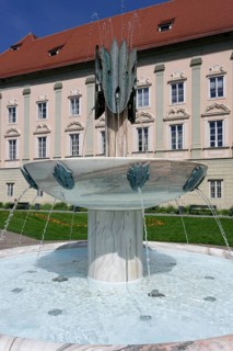 Kogelnik Fountain, Landhaus Park, Innere Stadt, Klagenfurt, Carinthia, Austria, Europe