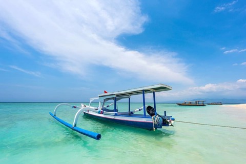 Traditional old fishing boats, beach, sea, turquoise, clean, blue sky, weather, seafaring, ocean,