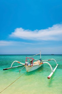 Traditional old fishing boat, sea, blue sky, weather, seafaring, ocean, fishing, fishing, work,