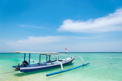 Traditional old fishing boat, sea, blue, blue sky, weather, seafaring, ocean, fishing, fishing,
