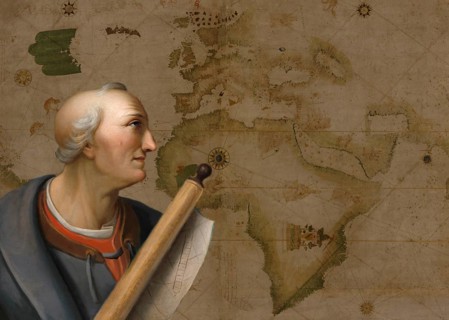 Facsimile of the Kuntsmann II Portolan, Amerigo Vespucci after Charles Willson Peale, 1816, from