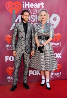 Katy Perry and Zedd at the 2019 iHeartRadio Music Awards held at the Microsoft Theater in Los