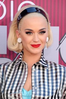 Katy Perry at the 2019 iHeartRadio Music Awards held at the Microsoft Theater in Los Angeles, USA
