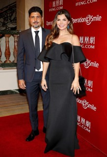 Ali Landry and Alejandro Gomez Monteverde at the 2016 Operation Smile's Annual Smile Gala held at