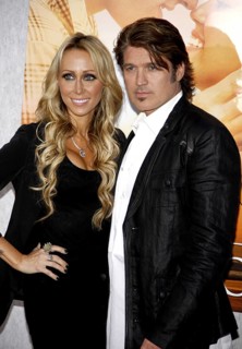 Billy Ray Cyrus and Tish Cyrus at the Los Angeles premiere of 'The Last Song' held at the ArcLight
