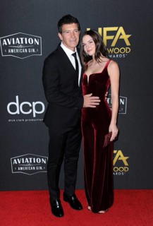 Antonio Banderas and Stella Banderas at the 23rd Annual Hollywood Film Awards held at the Beverly