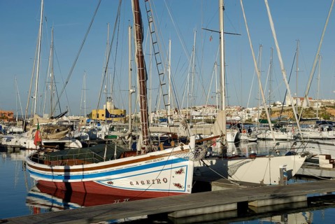Sailboats in the marina, Portimao, Algarve, Portugal, Europe