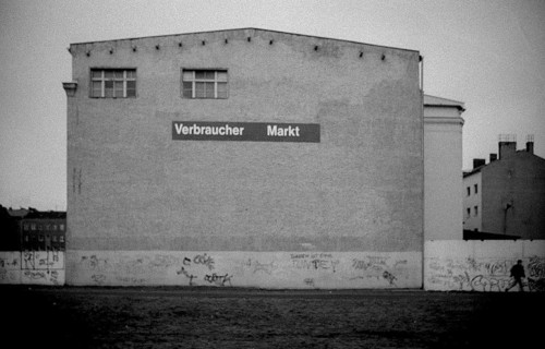 Germany, Berlin, 21 March 1991, Verbraucher Markt, Bernauer Straße, Europe