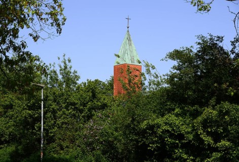 Modern Church in the Town Walsrode, Lower Saxony, Germany, Europe