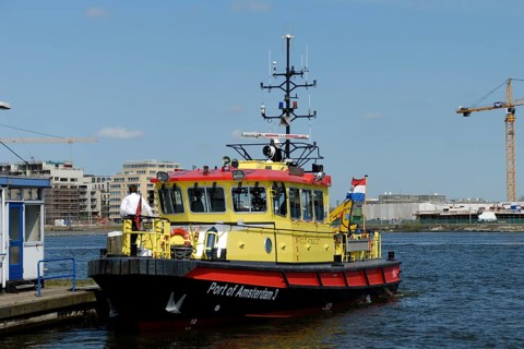 Pilot vessel Port of Amsterdam 3 in Amsterdam, Holland