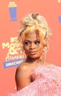 Symone at the 2022 MTV Movie and TV Awards held at Barker Hangar in Santa Monica, USA on June 6,