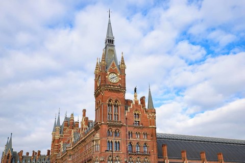 St Pancras railway station in London, United Kingdom, Europe