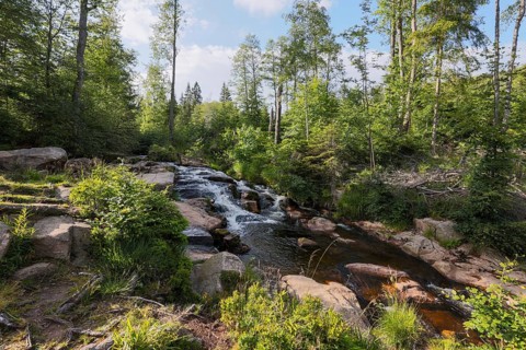 Bode Falls Bode Falls near Braunlage in the Harz Mountains