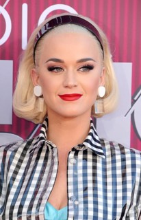 Katy Perry at the 2019 iHeartRadio Music Awards held at the Microsoft Theater in Los Angeles, USA
