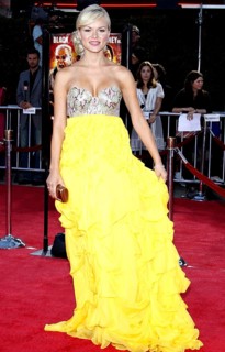 Anya Monzikova at the Los Angeles premiere of 'Tropic Thunder' held at the Mann Village Theater in