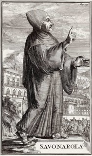 Girolamo Hieronymus Savonarola, 1452-1498, an Italian Dominican and preacher of repentance