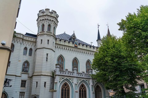 Small Guild in the old town of Riga, Latvia, Europe