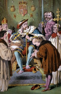 Anabaptist Christians on trial before Henry VIII