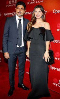 Ali Landry and Alejandro Gomez Monteverde at the 2016 Operation Smile's Annual Smile Gala held at