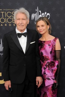 Harrison Ford and Calista Flockhart at the 29th Annual Critics' Choice Awards held at the Barker