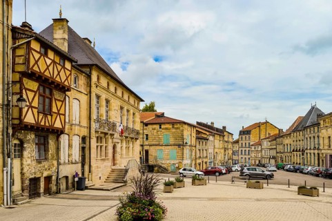 Half-timbered house on Saint-Pierre square in Bar le Duc
