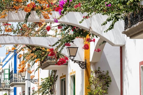 Puerto de Mogan on the Canary Island of Gran Canaria