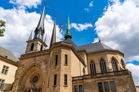 Notre-Dame Cathedral, a Catholic Cathedral in Luxembourg City