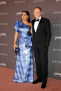 Salma Hayek and Francois-Henri Pinault at the 2017 LACMA Art + Film Gala held at the LACMA in Los