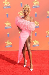 Symone at the 2022 MTV Movie and TV Awards held at Barker Hangar in Santa Monica, USA on June 6,