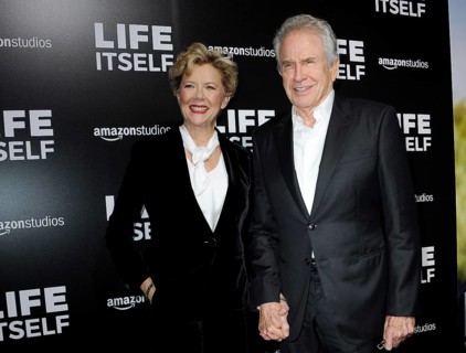 Warren Beatty and Annette Bening at the Los Angeles premiere of 'Life Itself' held at the ArcLight