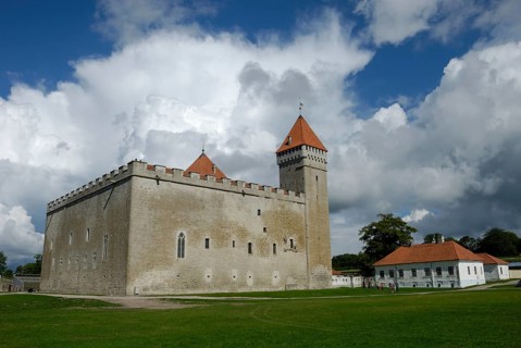 Castle in Kuressaare, Saaremaa, Estonia, Europe