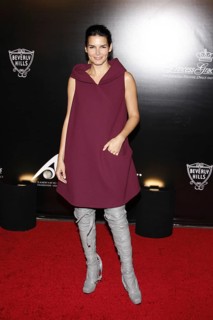 Angie Harmon at the Rodeo Drive Walk of Style Award honoring Princess Grace Kelly of Monaco and