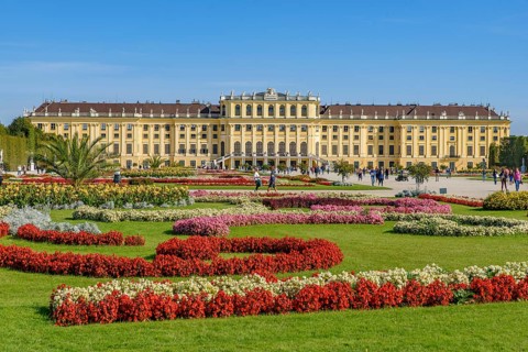 Schönbrunn Palace in Vienna, Austria, Europe