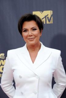 Kris Jenner at the 2018 MTV Movie And TV Awards held at the Barker Hangar in Santa Monica, USA on