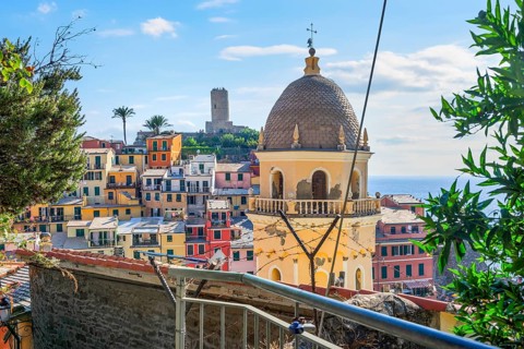Church of St. Margaret of Antioch in Vernazza, Italy, Europe