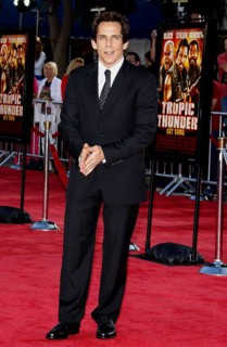Ben Stiller at the Los Angeles premiere of 'Tropic Thunder' held at the Mann Village Theater in