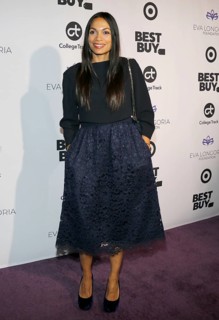 Rosario Dawson at the Eva Longoria Foundation Dinner Gala held at the Four Seasons Hotel in Beverly