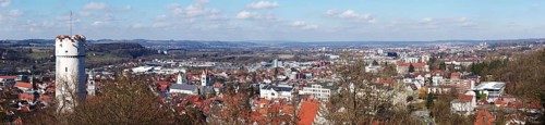 View of Ravensburg from Veitsburg Castle