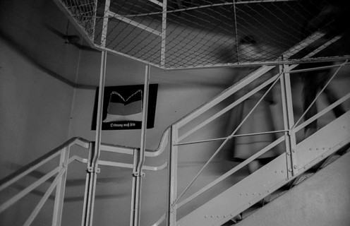 GDR, Potsdam, 13.05.1990, Linden Hotel, House for all, sightseeing site, former Stasi prison