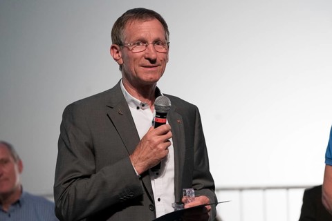 SPEYER, 21 MAY 2022, Presentation of the ASE Universal Astronaut Pin to Klaus-Dietrich Flade at the