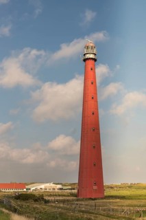 Den Helder, the Netherlands. September 2021. The lighthouse Lange Jaap in Huisduinen, Den Helder.