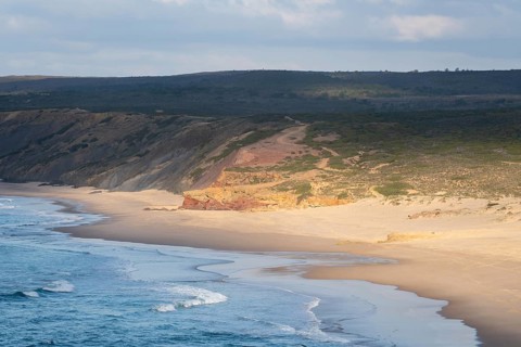 Praia da Bordeira beach in Costa Vicentina, Portugal, Europe
