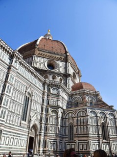 Florence, Italy. September 18, 2023. View of Florence Cathedral (Cattedrale di Santa Maria del